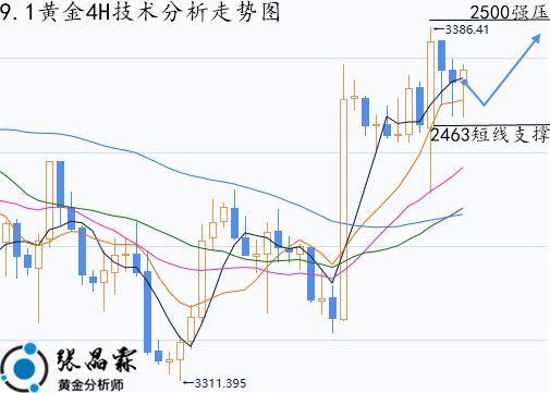 張晶霖:9.1伦敦金能否追多看历史新高?现货黄金走势分析及操作建议!